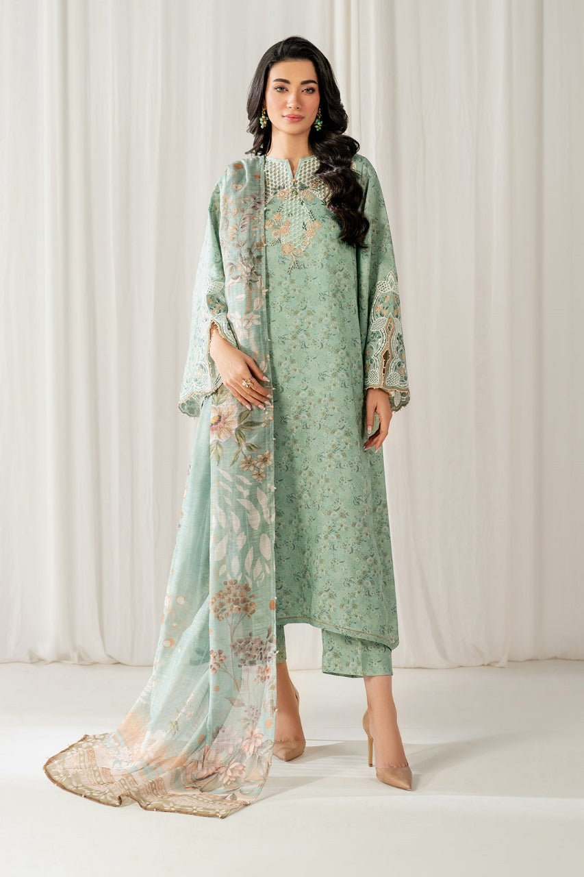 Digital Lawn Bana Dora 3-Piece Set – Bana Dora Prints with Voile Dupatta