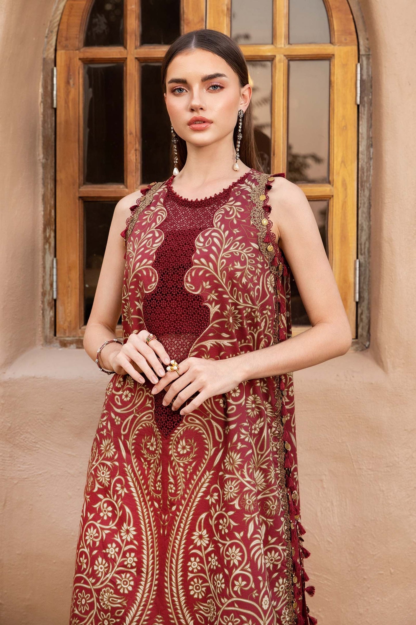 Digital Lawn 3-Piece Print Set with Bana Dora Voile Dupatta