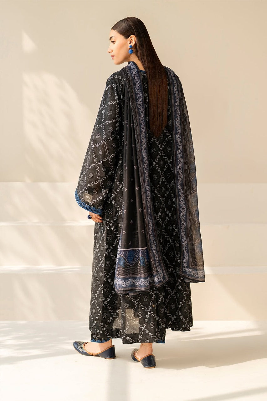 Premium Dhanak Digital Printed 3-Piece Ladies Dress