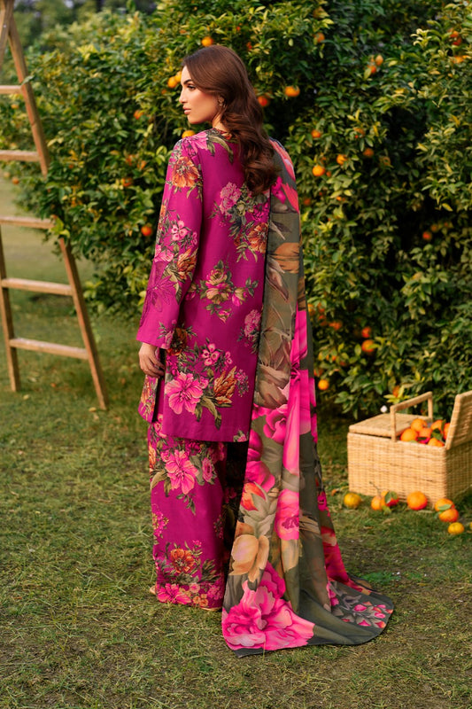 Digital Lawn Bana Dora 3-Piece Set – Bana Dora Prints with Voile Zari Dupatta