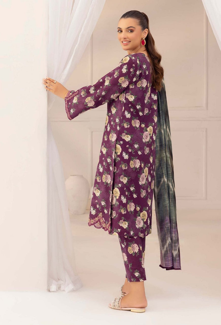 Digital Lawn Bana Dora 3-Piece Set – Bana Dora Prints with Voile Dupatta