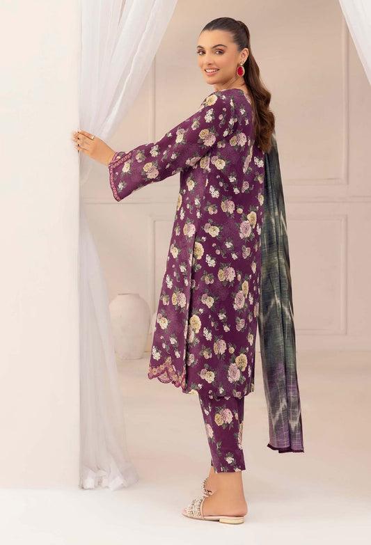 Digital Lawn Bana Dora 3-Piece Set – Bana Dora Prints with Voile Dupatta