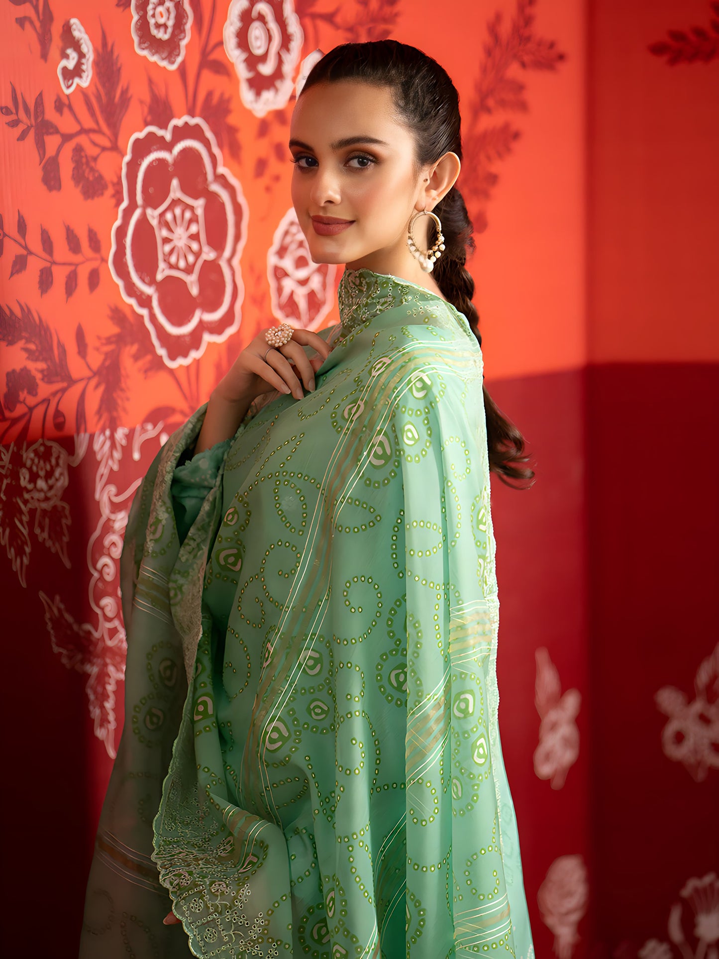 Unstitched Lawn 3-Piece Ensemble with Exquisite Digital Print