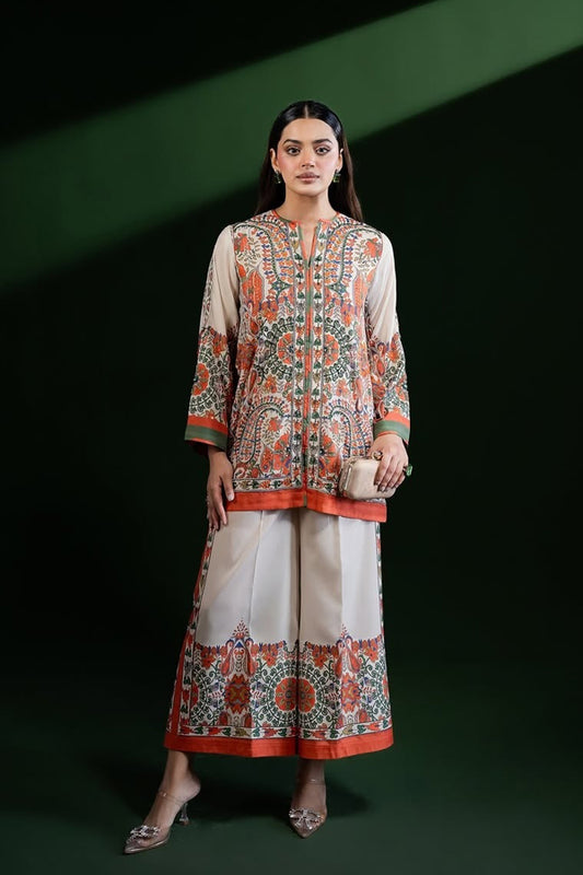 Unstitched Digital Printed Dhanak 2-Piece – Winter Wear