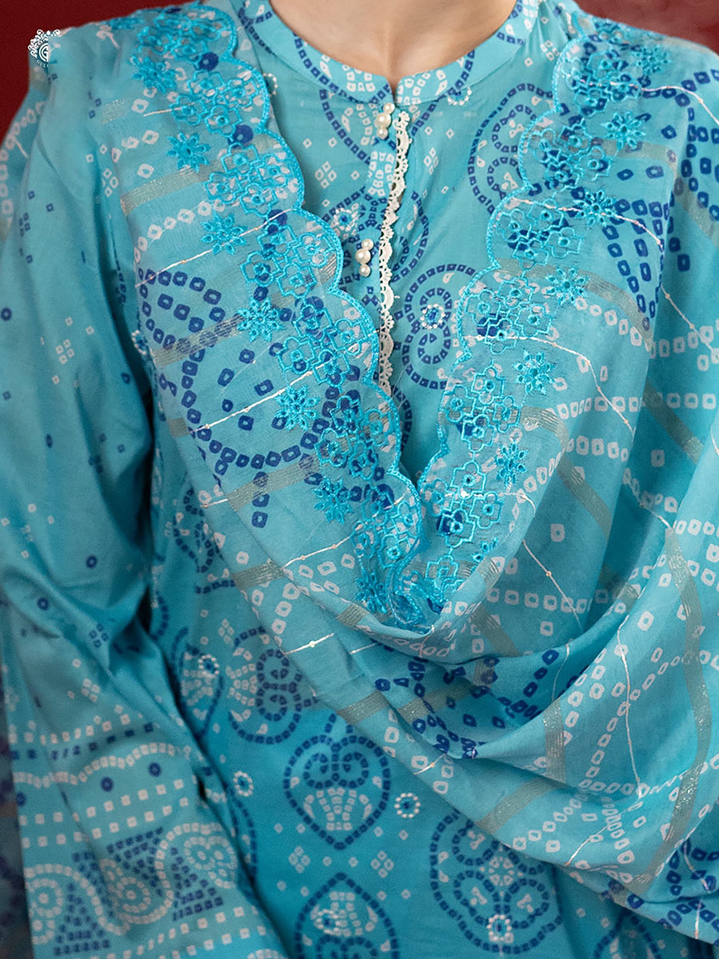 Unstitched Lawn 3-Piece Ensemble with Exquisite Digital Print