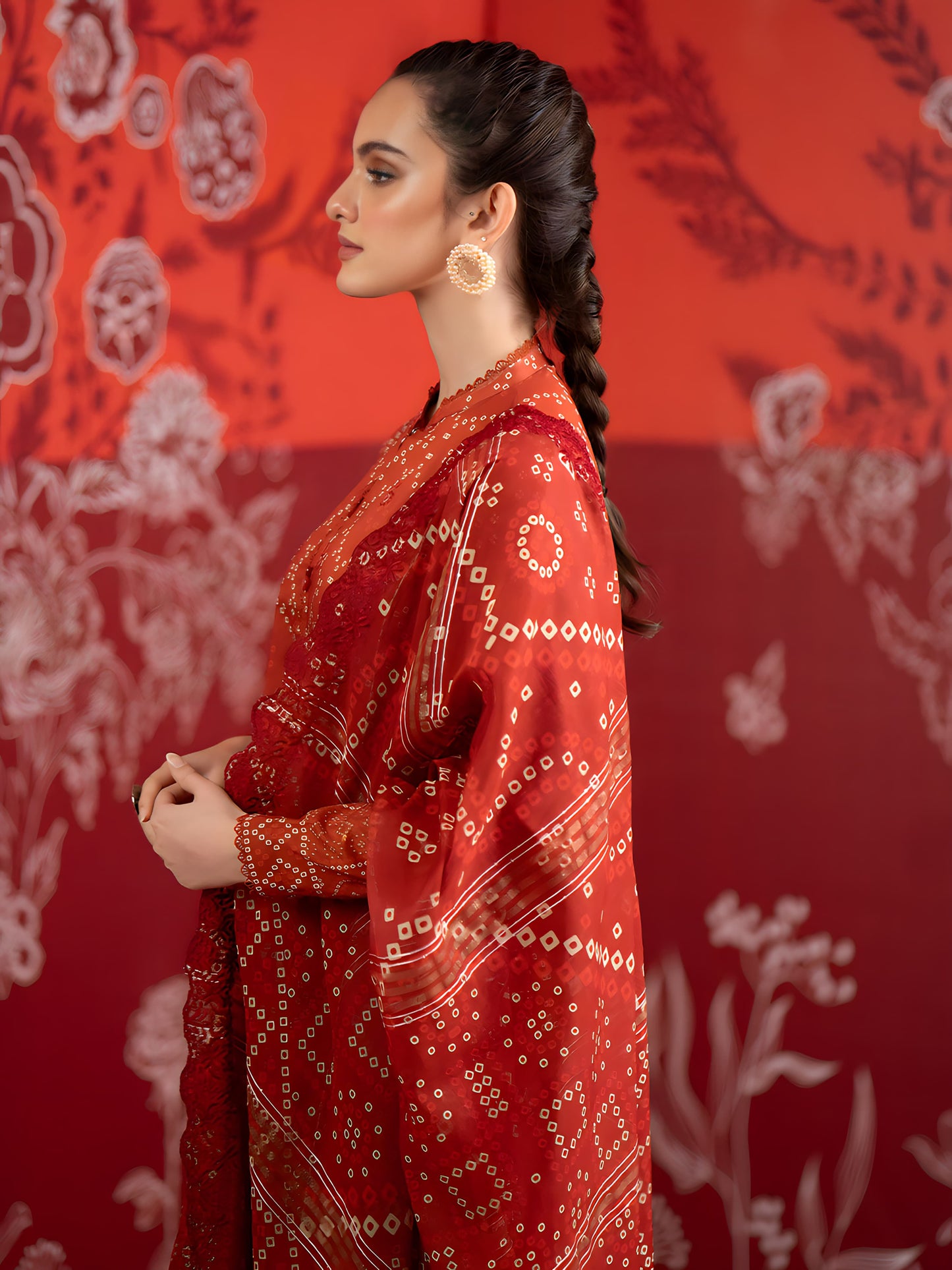 Unstitched Lawn 3-Piece Ensemble with Exquisite Digital Print