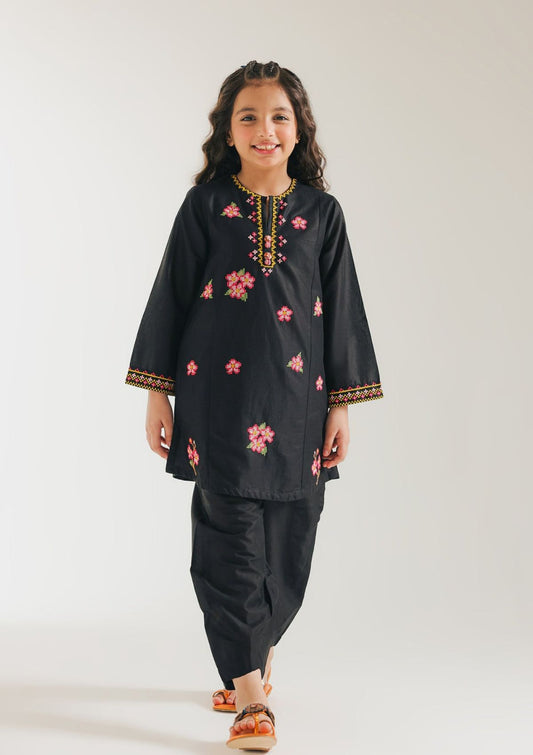 KBL1 Kids Summer Lawn Unstitched – 2-Piece Embroidered Outfit