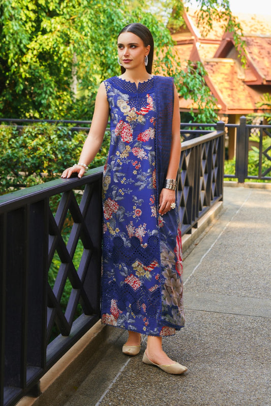 Digital Lawn Bana Dora 3-Piece Set – Bana Dora Prints with Voile Zari Dupatta