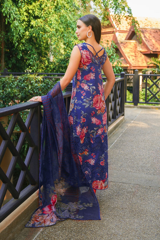 Digital Lawn Bana Dora 3-Piece Set – Bana Dora Prints with Voile Zari Dupatta