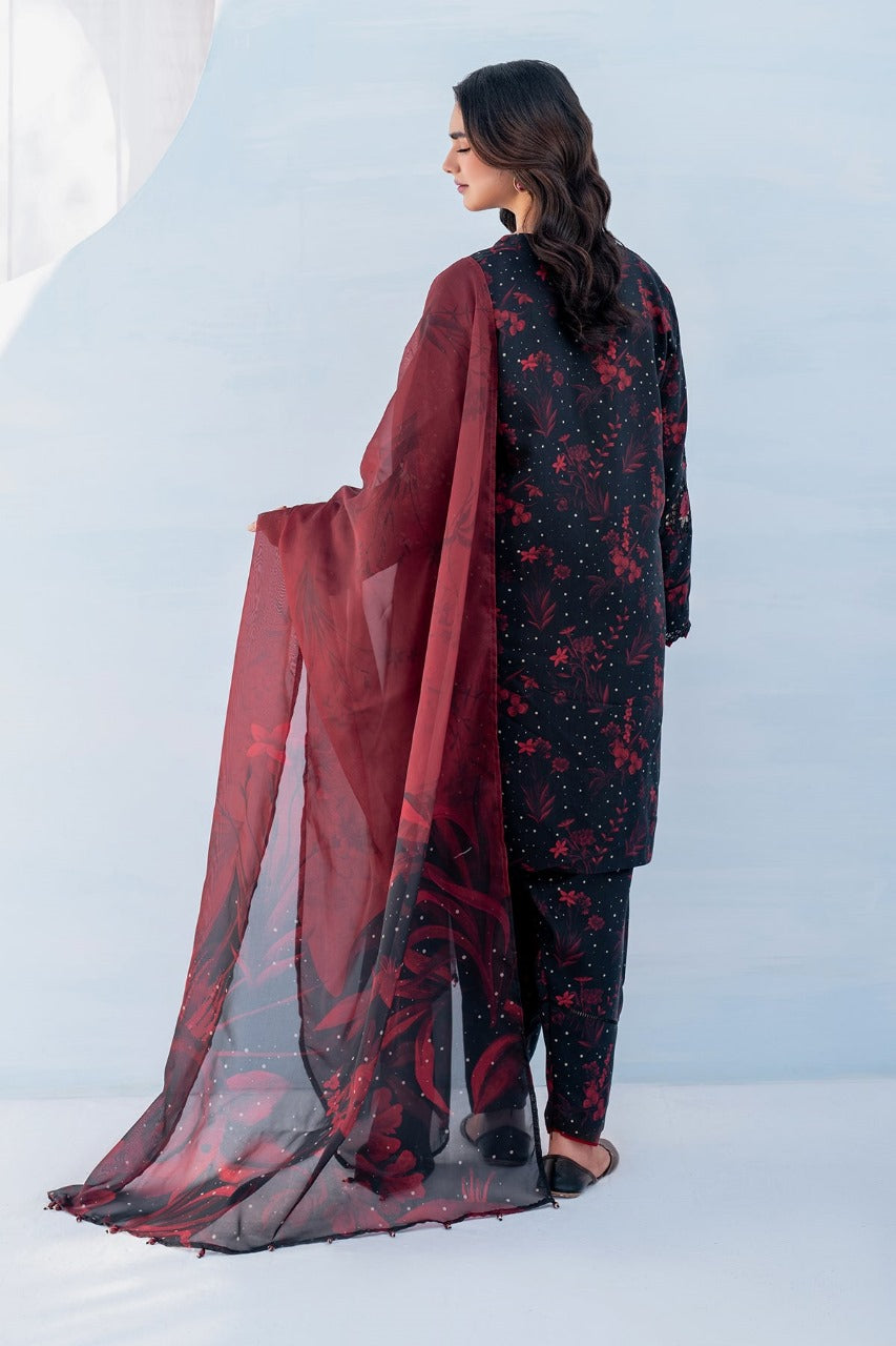 Digital Lawn Bana Dora 3-Piece Set – Bana Dora Prints with Voile Dupatta