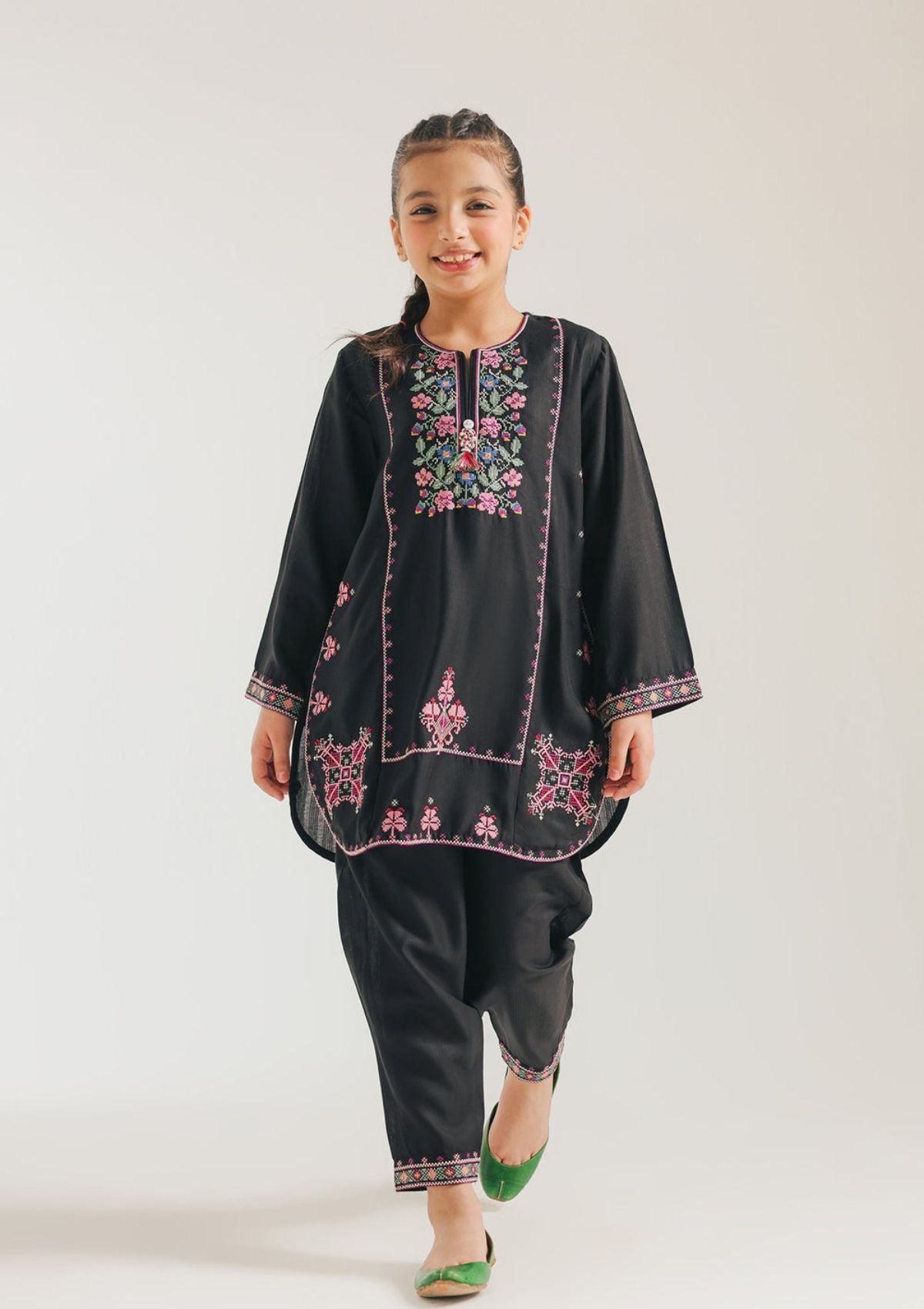 KBL2 Kids Summer Lawn Unstitched – 2-Piece Embroidered Outfit