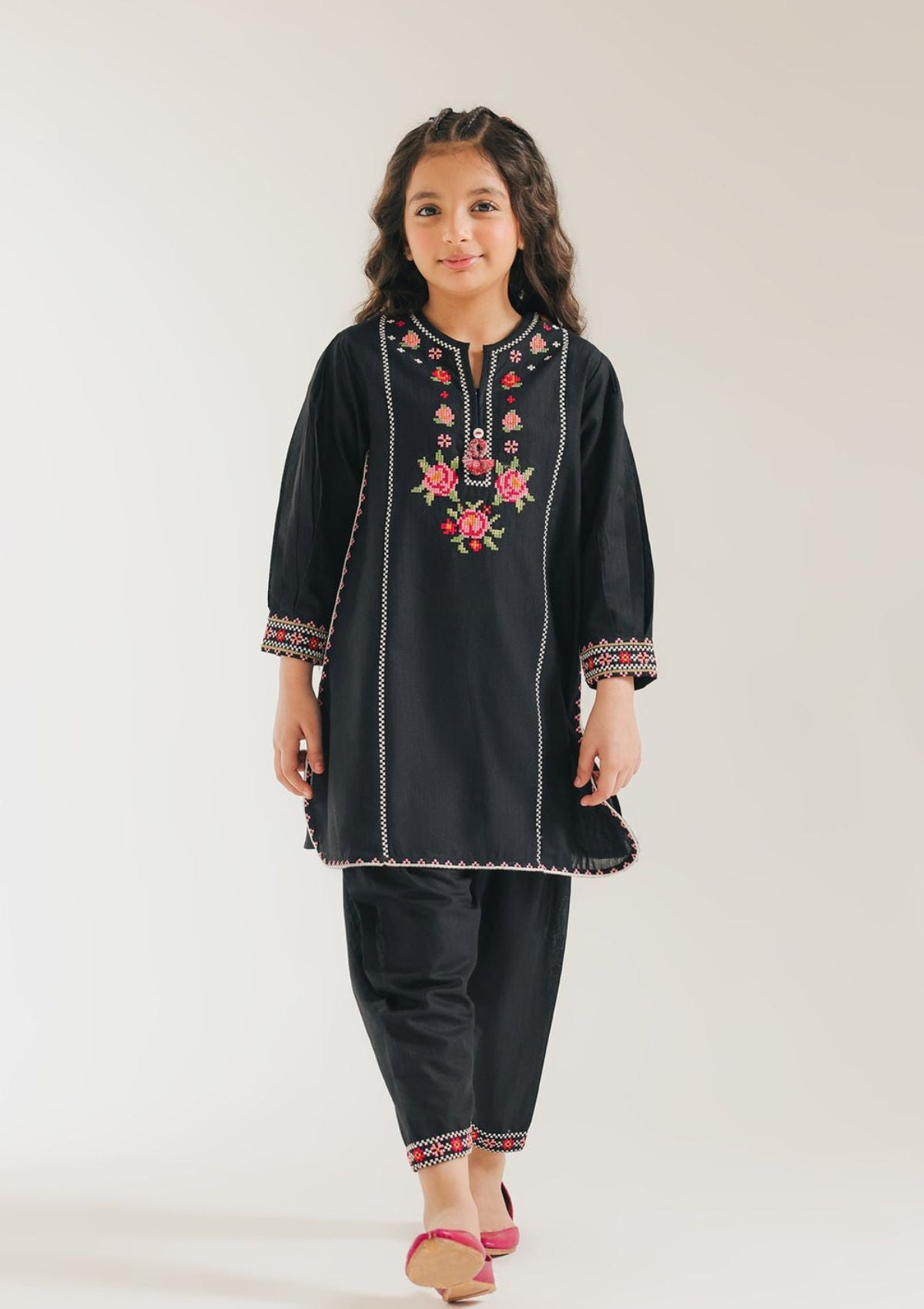 KBL3 Kids Summer Lawn Unstitched – 2-Piece Embroidered Outfit