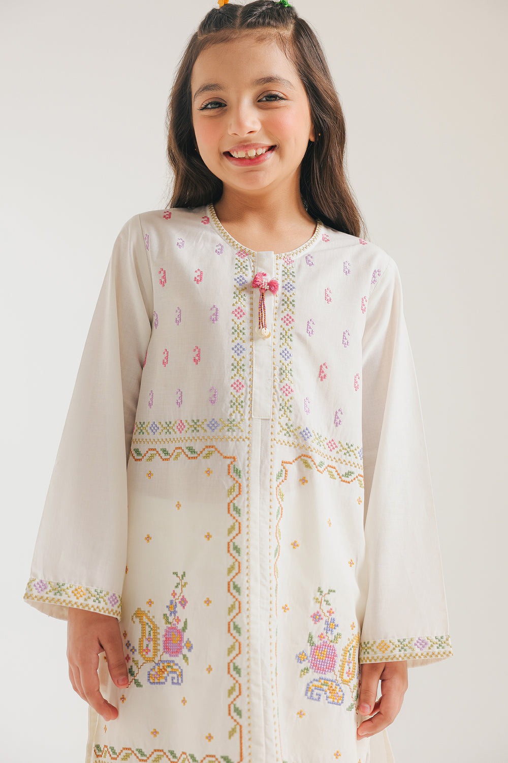 KW Kids Summer Lawn Unstitched – 2-Piece Embroidered Outfit