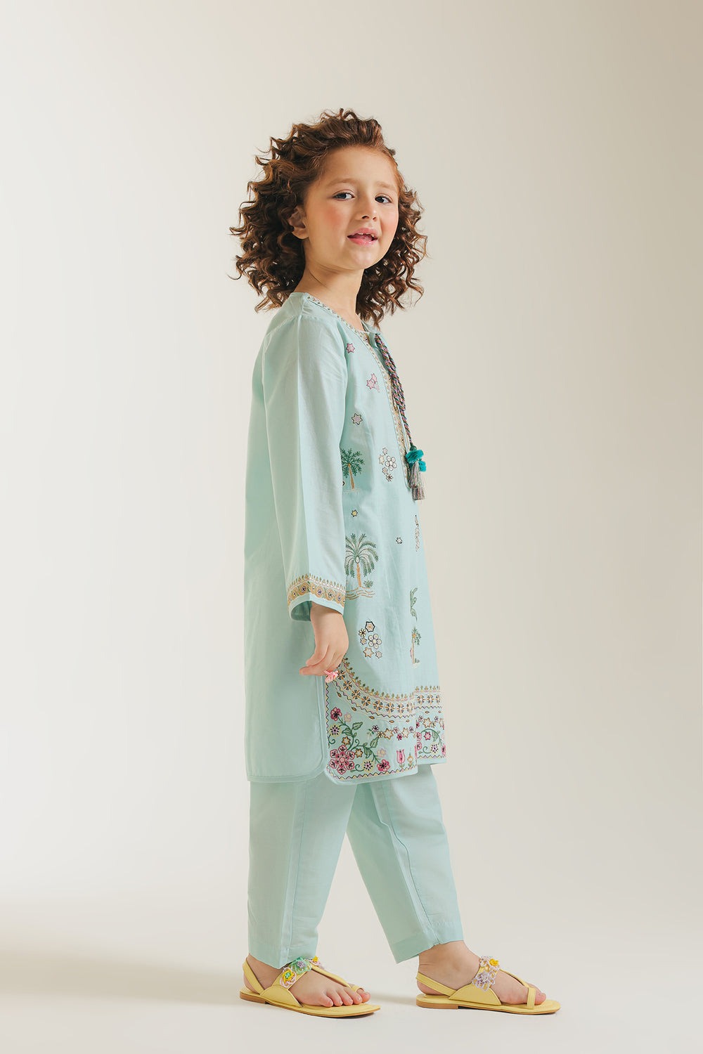 KSG Kids Summer Lawn Unstitched – 2-Piece Embroidered Outfit