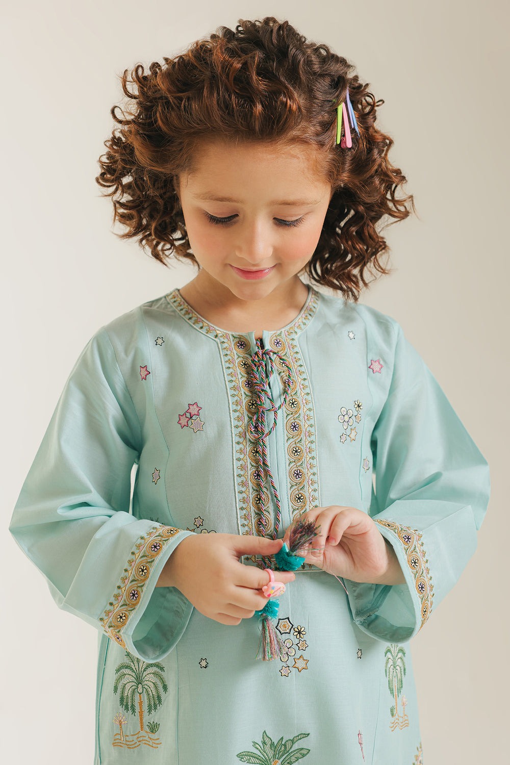 KSG Kids Summer Lawn Unstitched – 2-Piece Embroidered Outfit