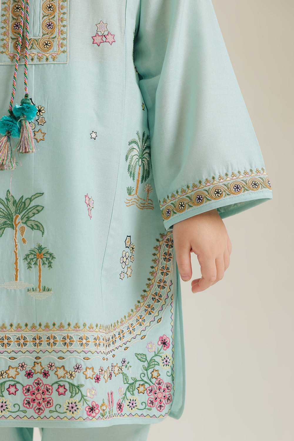 KSG Kids Summer Lawn Unstitched – 2-Piece Embroidered Outfit