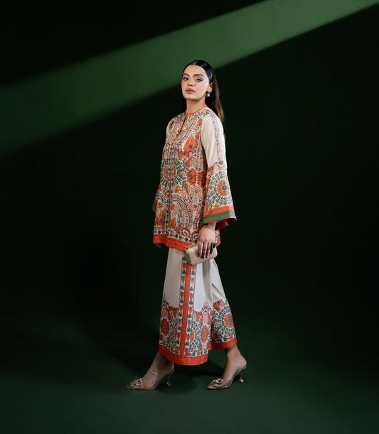 Unstitched Digital Printed Dhanak 2-Piece – Winter Wear