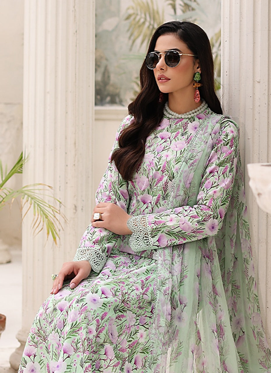 Digital Print Linen Allover 3 Piece