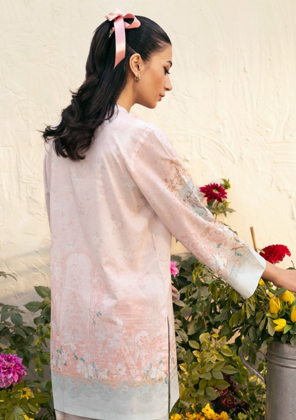 Digital Lawn 3-Piece Set – Bana Dora Prints with Voile Dupatta