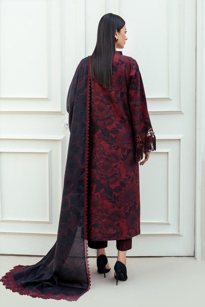 Premium Dhanak Digital Printed 3-Piece Ladies Dress