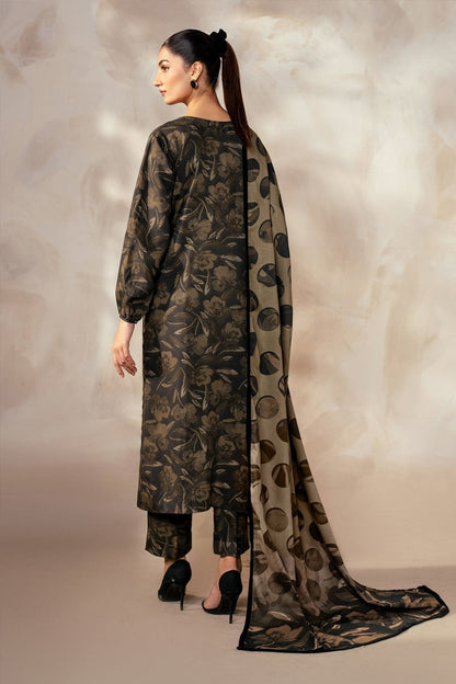 Premium Dhanak Digital Printed 3-Piece Ladies Dress