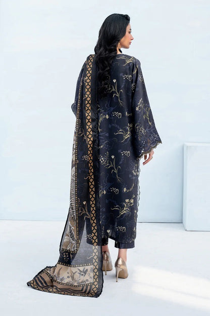 Digital Lawn 3-Piece Set – Bana Dora Prints with Voile Zari Dupatta