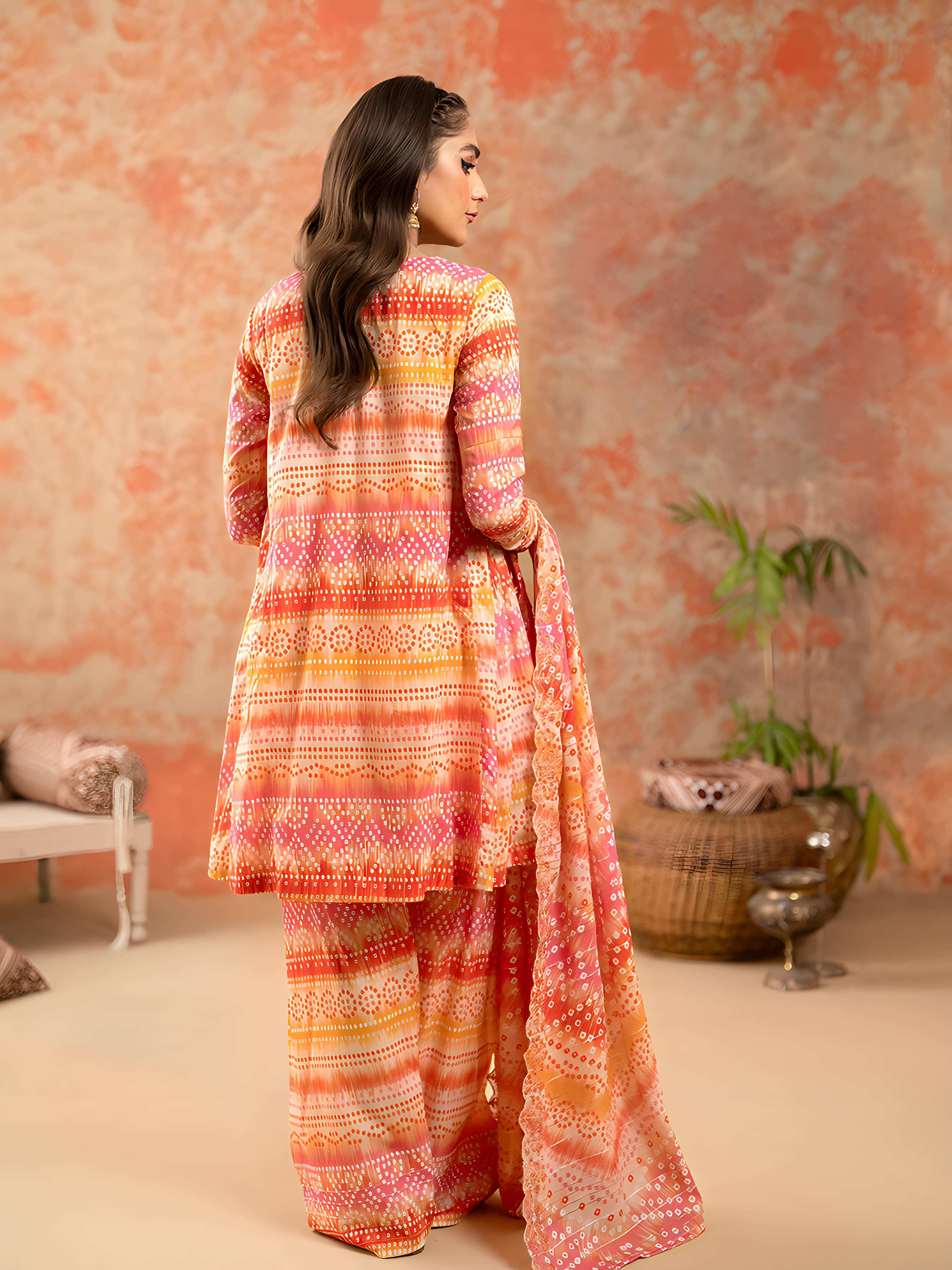 Charizma's All-Over Digital Printed Lawn: 3-Piece Unstitched Elegance