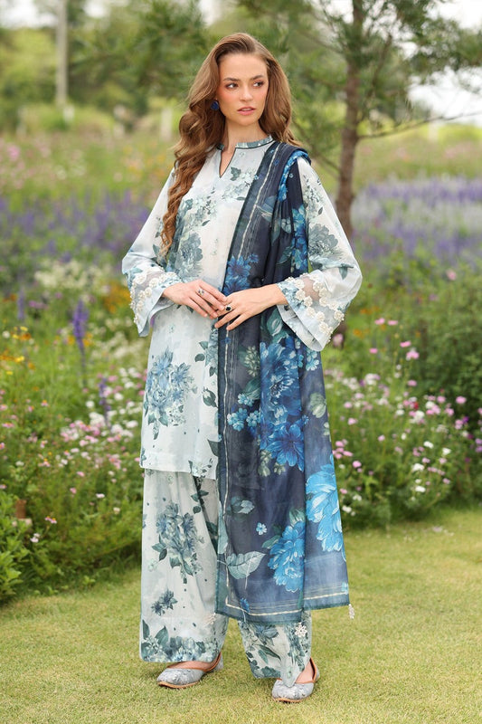 Premium Dhanak Digital Printed 3-Piece Ladies Dress