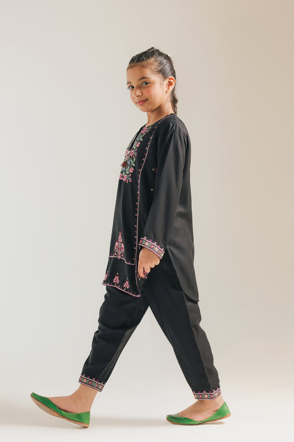 KBL2 Kids Summer Lawn Unstitched – 2-Piece Embroidered Outfit