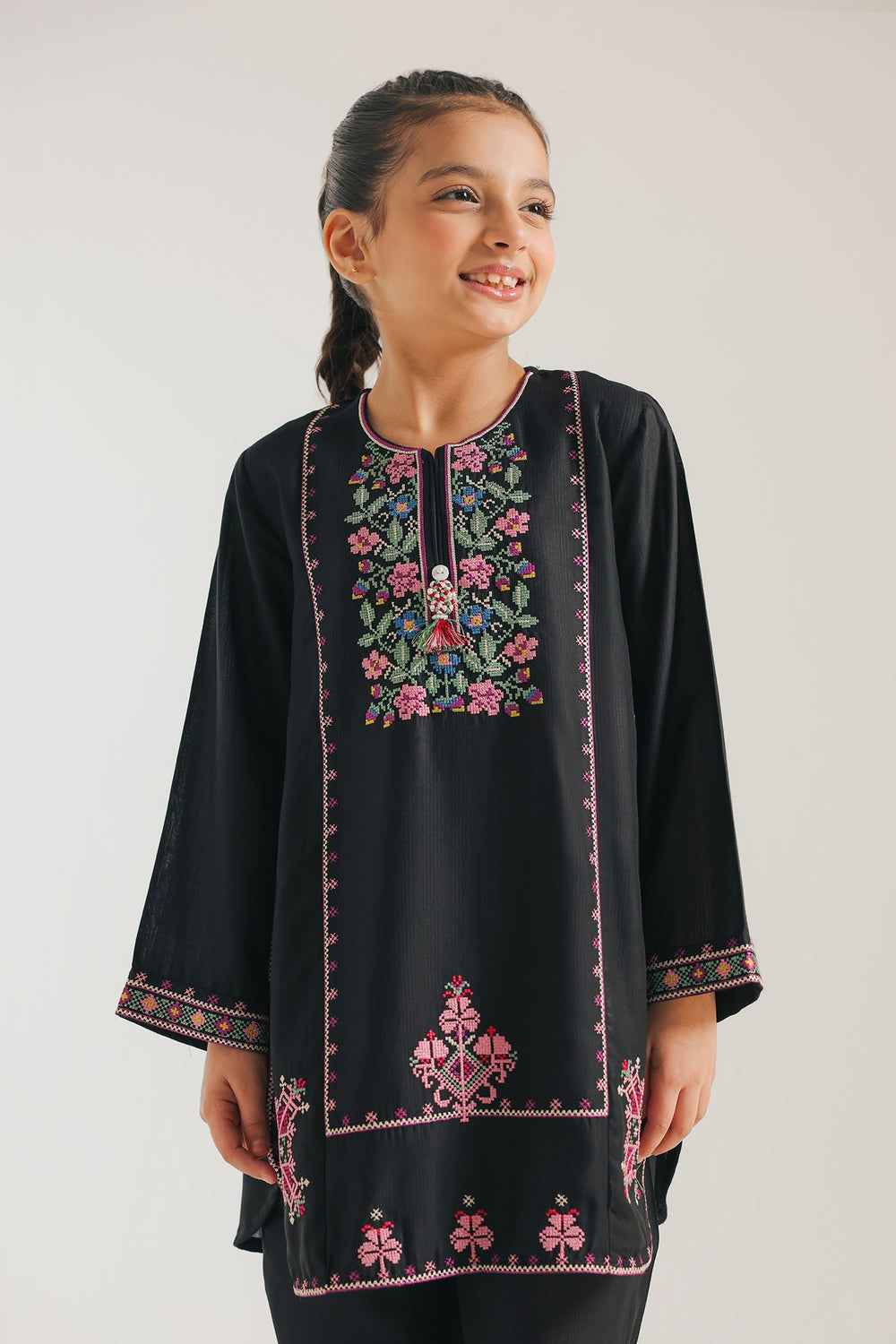 KBL2 Kids Summer Lawn Unstitched – 2-Piece Embroidered Outfit