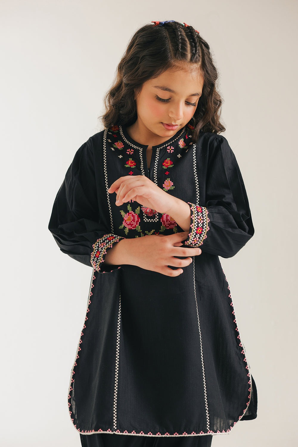 KBL3 Kids Summer Lawn Unstitched – 2-Piece Embroidered Outfit