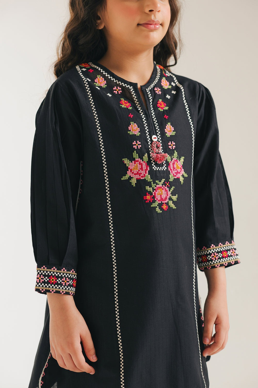 KBL3 Kids Summer Lawn Unstitched – 2-Piece Embroidered Outfit
