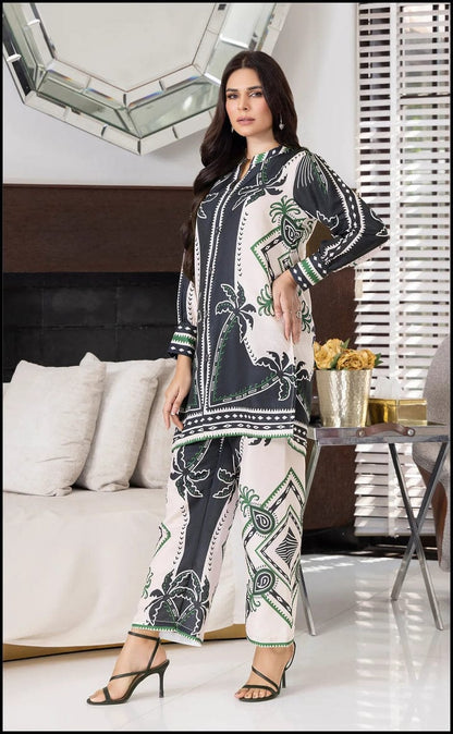 Bana Dora Digital Print 2-Piece Lawn Summer Suit – Unstitched