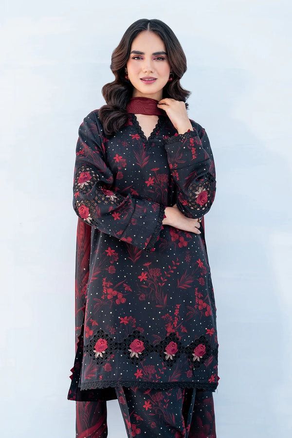 Digital Lawn Bana Dora 3-Piece Set – Bana Dora Prints with Voile Dupatta