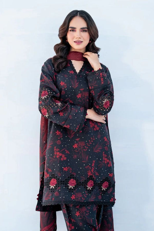 Digital Lawn Bana Dora 3-Piece Set – Bana Dora Prints with Voile Dupatta
