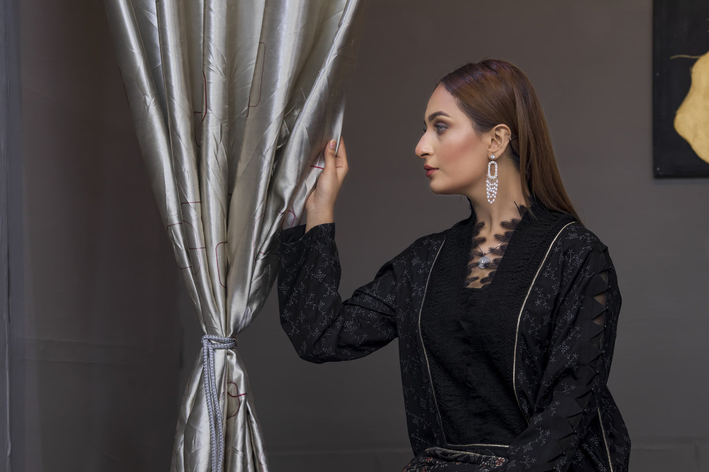 Dhanak: Stitched Sublimation 3 Piece Ensemble - Vibrant, Ready-to-Wear Fashion