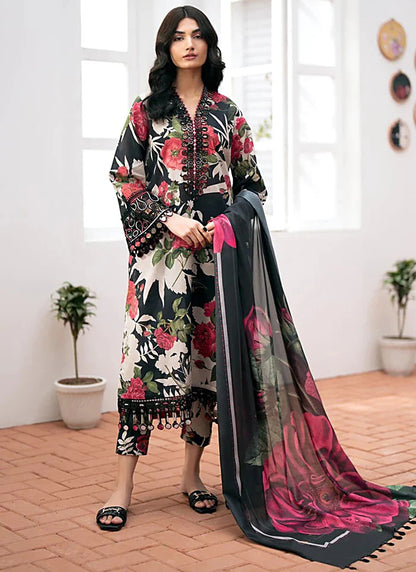 Digital Print Linen Allover 3 Piece