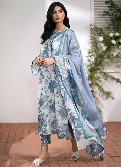 Digital Print Linen Allover 3 Piece