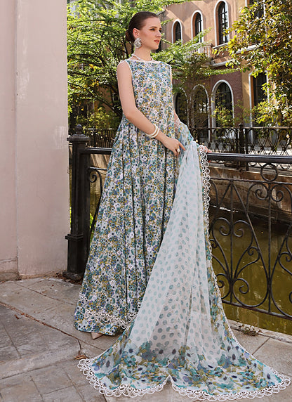 Digital Print Linen Allover 3 Piece