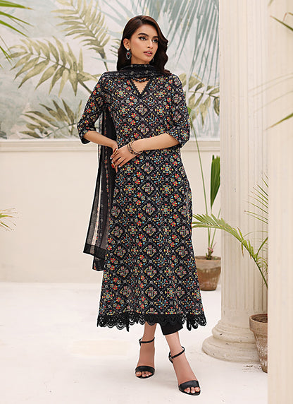 Digital Print Linen Allover 3 Piece
