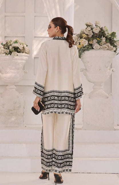 Digital Lawn 3-Piece Set – Bana Dora Prints with Voile Dupatta