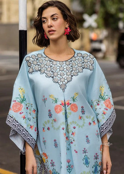 Digital Print Lawn 3-Piece Set – Bana Dora Voile Dupatta